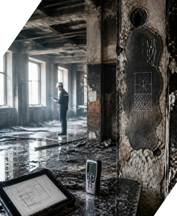 Обследование зданий после пожара в Амурске от 15498 р. | ЭкспертизаРоссия